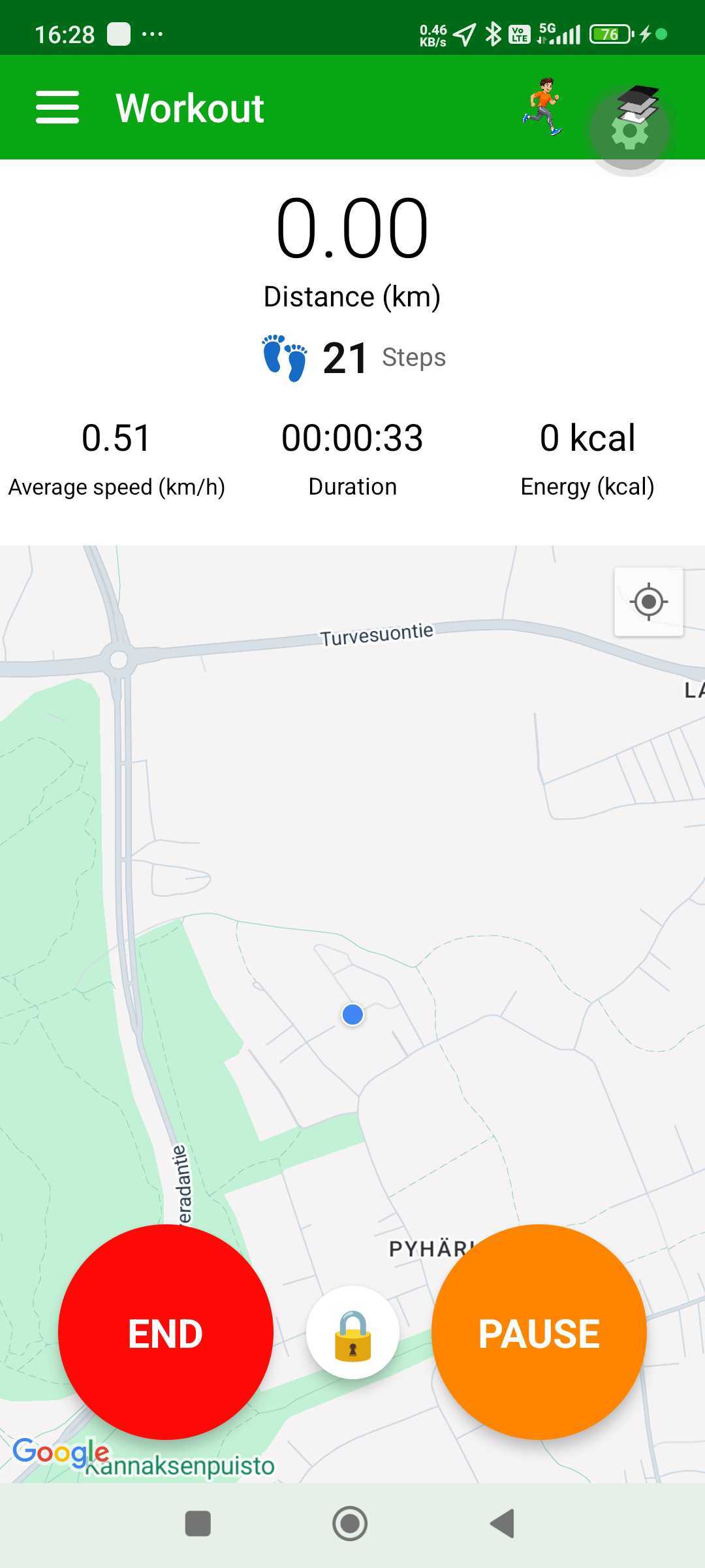 Background-ready tracking